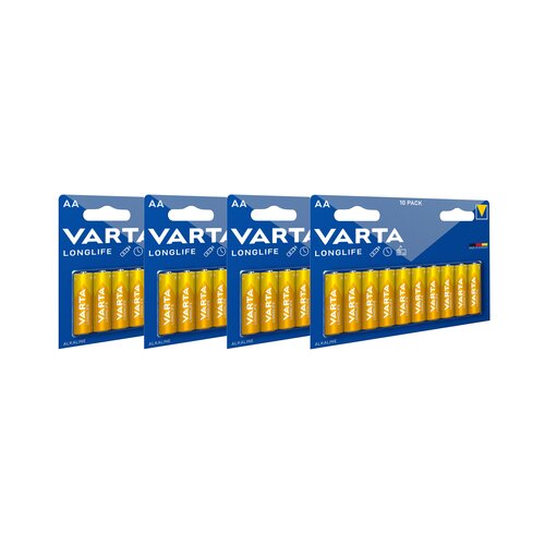 Baterie AA LR6 VARTA Longlife (40 szt.)